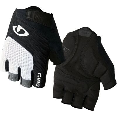 Giro Bravo Gel Kurzfingerhandschuhe - M Weiß/Schwarz - Handschuhe Giro Bravo Gel Kurzfingerhandschuhe - M Weiß/Schwarz - Handschuhe