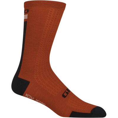 Giro HRC+ Merino Wool Cycling Socks - Dunkelrot / Schwarz / Grau Giro HRC+ Merino Wool Cycling Socks - Dunkelrot / Schwarz / Grau