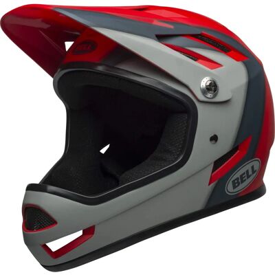 Bell Sanction - gris-rojo Bell Sanction - gris-rojo