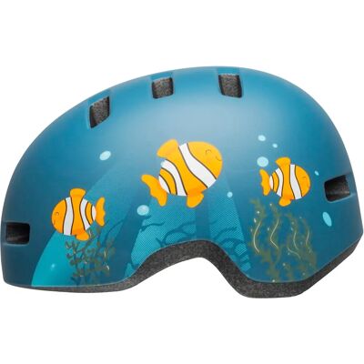 Bell Lil Ripper Kinder Fahrradhelm - Mattschwarz Grau Blau, Größe 45-52 Bell Lil Ripper Kinder Fahrradhelm - Mattschwarz Grau Blau, Größe 45-52