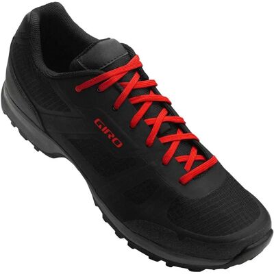 Scarpe Giro Gauge Off Road - Nero/Rosso Vivace - Scarpe da Ciclismo Scarpe Giro Gauge Off Road - Nero/Rosso Vivace - Scarpe da Ciclismo