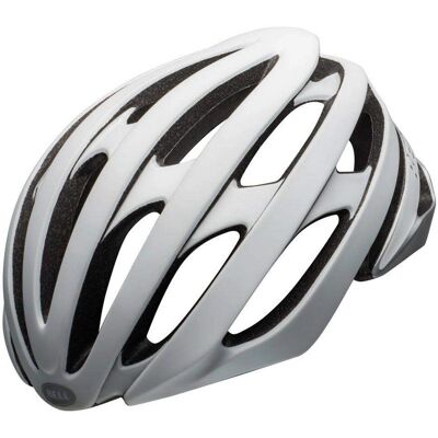 Bell Stratus MIPS - casco mate/brillo blanco/plata Bell Stratus MIPS - casco mate/brillo blanco/plata
