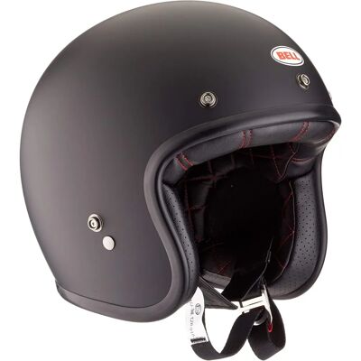 Bell Custom 500 Solide Jet Helm - Schwarz - Helm Bell Custom 500 Solide Jet Helm - Schwarz - Helm