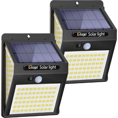 litogo - 140LED Solar Lights - 270° Wide - Outdoor - Light litogo - 140LED Solar Lights - 270° Wide - Outdoor - Light