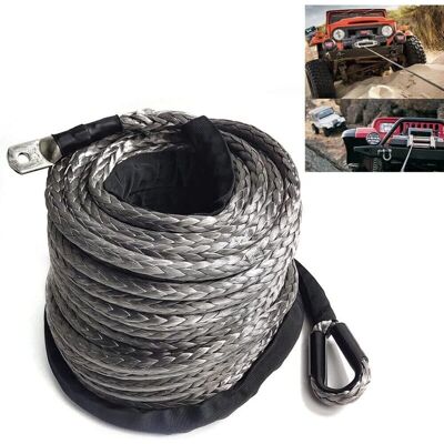 Gojoy - 30m-10mm-PE - Grigio - Lunghezza 30 m - Corda per verricello Gojoy - 30m-10mm-PE - Grigio - Lunghezza 30 m - Corda per verricello
