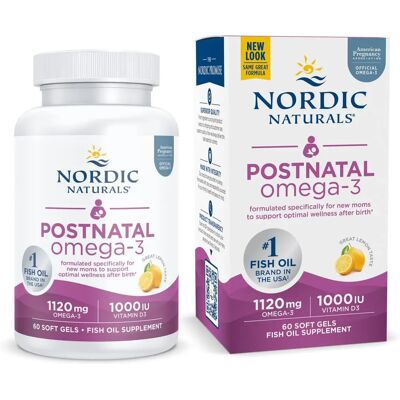 Nordic Naturals Postnatal Omega-3 - Zitrone - 1120 mg Nordic Naturals Postnatal Omega-3 - Zitrone - 1120 mg