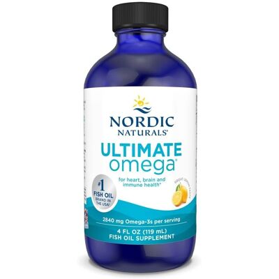 Nordic Naturals Ultimate Omega - Sabor Limón - 2840 mg - Suplemento de aceite de pescado Nordic Naturals Ultimate Omega - Sabor Limón - 2840 mg - Suplemento de aceite de pescado