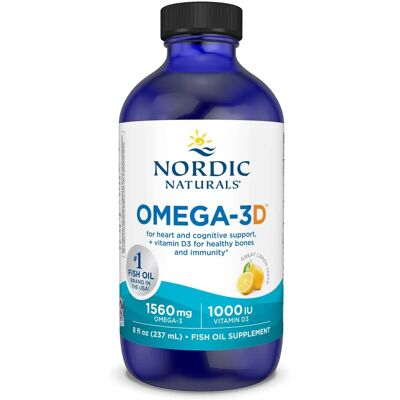 Nordic Naturals Omega-3D 1560mg Cytryna - Suplementy dietetyczne Nordic Naturals Omega-3D 1560mg Cytryna - Suplementy dietetyczne