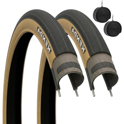 ECOVELO - 700x28C Corsa Tire - Noir - Pneu vélo - Publicité ECOVELO - 700x28C Corsa Tire - Noir - Pneu vélo - Publicité