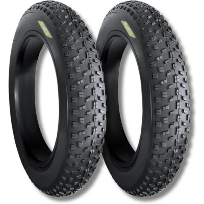 Ecovelò - 20x4.0 Fat Tire - Taillonnée - Pneu Ecovelò - 20x4.0 Fat Tire - Taillonnée - Pneu