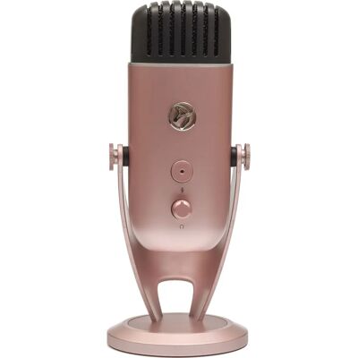 Microphone Colonna Rose Gold d'Arozzi - Prêt pour streaming - Publicité Microphone Colonna Rose Gold d'Arozzi - Prêt pour streaming - Publicité