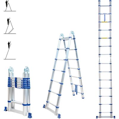 Hoström - Stempakt Hostrom - 4.4 m - Aluminio - Escalera Hoström - Stempakt Hostrom - 4.4 m - Aluminio - Escalera