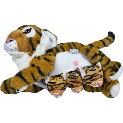 Ensemble de peluches Mamanimals Tigre - Jouet doux pour enfants - Publicité Ensemble de peluches Mamanimals Tigre - Jouet doux pour enfants - Publicité