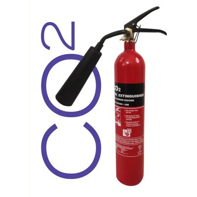 FSS UK - Premium 2 Kg CO2 - Fire extinguisher FSS UK - Premium 2 Kg CO2 - Fire extinguisher