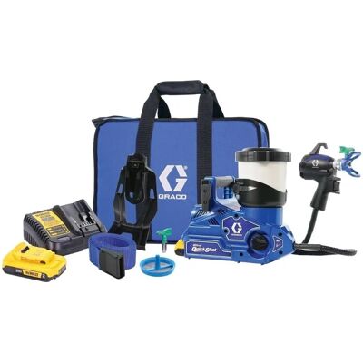Graco Ultra QuickShot Airless Spritzgerät - 2 Akkus, Ladegerät, Tasche Graco Ultra QuickShot Airless Spritzgerät - 2 Akkus, Ladegerät, Tasche