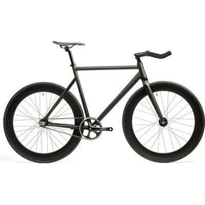 SantaFixie Raval Vélo Fixie - Noir Mat - Urbain Légère - Publicité SantaFixie Raval Vélo Fixie - Noir Mat - Urbain Légère - Publicité