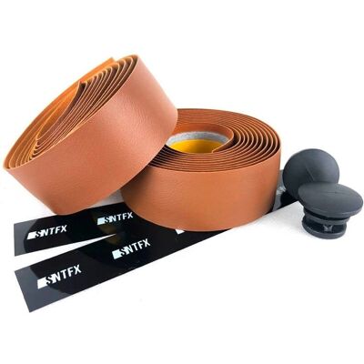 Ruban de guidon Santafixie Asphalt Brun Miel - Couvre-guidon - Publicité Ruban de guidon Santafixie Asphalt Brun Miel - Couvre-guidon - Publicité