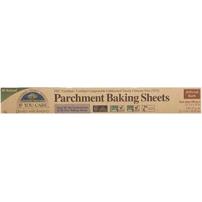 Papel de Horno If You Care - Ecológico, No Blanqueado, 24 Hojas Papel de Horno If You Care - Ecológico, No Blanqueado, 24 Hojas