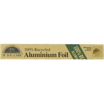 If You Care Aluminium Foil 100% Recycled - 10m x 29cm - Food Wraps If You Care Aluminium Foil 100% Recycled - 10m x 29cm - Food Wraps
