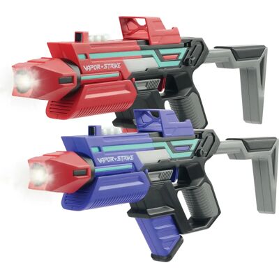 Vapor Strike Laser Pistolet - 2-pak - Wielokolorowy - Do użytku wewnętrznego/na zewnątrz Vapor Strike Laser Pistolet - 2-pak - Wielokolorowy - Do użytku wewnętrznego/na zewnątrz