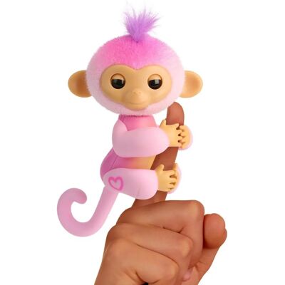 Singe interactif Fingerlings Rose - Peluche - Bébé Animal - 2.0 - Publicité Singe interactif Fingerlings Rose - Peluche - Bébé Animal - 2.0 - Publicité