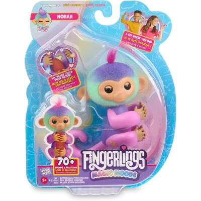 Singe interactif Fingerlings Bleu et Violet - Jouet pour Bébé - Publicité Singe interactif Fingerlings Bleu et Violet - Jouet pour Bébé - Publicité