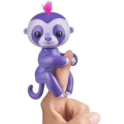 WowWee Fingerlings Marge - Interaktywny Mały Zwierzak Fioletowy WowWee Fingerlings Marge - Interaktywny Mały Zwierzak Fioletowy