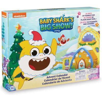 Calendrier de l'Avent Baby Shark Multicolore - Jouet & Cadeau - Publicité Calendrier de l'Avent Baby Shark Multicolore - Jouet & Cadeau - Publicité
