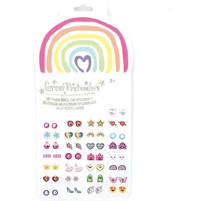 Great Pretenders - Boucles d'oreilles adhésives Arc-en-ciel - Earrings - Publicité Great Pretenders - Boucles d'oreilles adhésives Arc-en-ciel - Earrings - Publicité