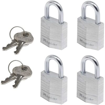 Master Lock 9120EURQNOP - Candado de aluminio sólido - Llaves iguales Master Lock 9120EURQNOP - Candado de aluminio sólido - Llaves iguales