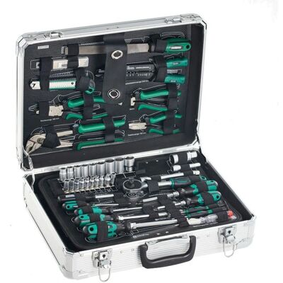 Brüder Mannesmann M29075 - Zestaw narzędzi - 108 elementów w aluminiowej walizce Brüder Mannesmann M29075 - Zestaw narzędzi - 108 elementów w aluminiowej walizce