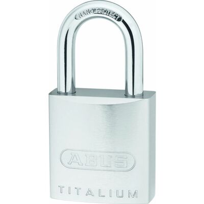 ABUS 585005-86TI/55 Titalium Padlock - 55mm - Gray ABUS 585005-86TI/55 Titalium Padlock - 55mm - Gray