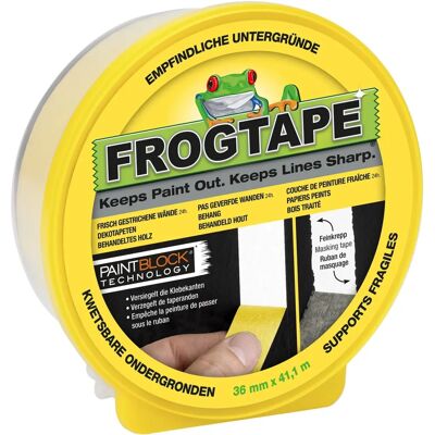 Frog Tape Sárga Finom Felületek Maszkolószalag - Belső festés és dekoráció Frog Tape Sárga Finom Felületek Maszkolószalag - Belső festés és dekoráció
