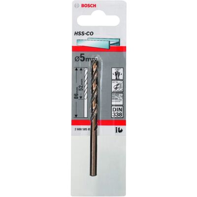 Bosch - 2608585851 - 5.0 x 52 x 86 - Foret - Publicité Bosch - 2608585851 - 5.0 x 52 x 86 - Foret - Publicité