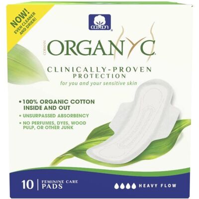 Organyc Biologische Katoenen Zware Menstruatie Inlegkruisjes Organyc Biologische Katoenen Zware Menstruatie Inlegkruisjes