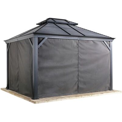 SOJAG Pavillonseitenwand - Dunkelgrau - Pavillon Typ SOJAG Pavillonseitenwand - Dunkelgrau - Pavillon Typ