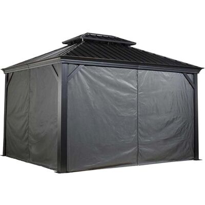 SOJAG Pavillonseitenteil - Dunkelgrau - Pavillon Typ SOJAG Pavillonseitenteil - Dunkelgrau - Pavillon Typ