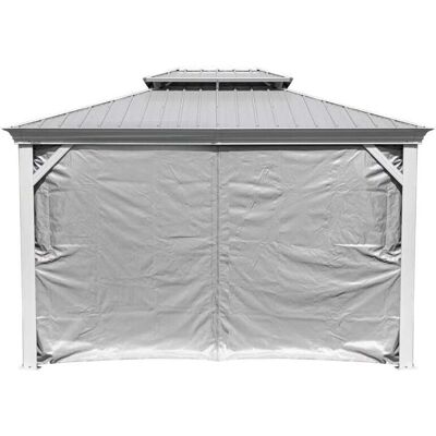 Sojag Messina 10x12 Taupe Pavillon Vorhänge-Set Sojag Messina 10x12 Taupe Pavillon Vorhänge-Set