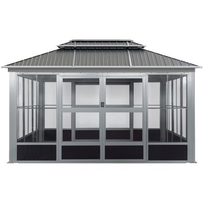 Sojag Olan 1014 Pavillon - Aluminium, 13,55 m², Anthrazit Sojag Olan 1014 Pavillon - Aluminium, 13,55 m², Anthrazit