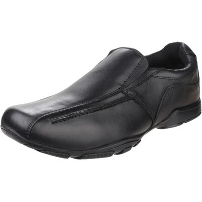 Hush Puppies 'Bespoke Senior' Lederen Schoenen - Zwart - Maat UK 4.5 Hush Puppies 'Bespoke Senior' Lederen Schoenen - Zwart - Maat UK 4.5