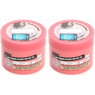 Soap & Glory - The Righteous Butter - 300ml - Pack Qty 2 - Body Butter Soap & Glory - The Righteous Butter - 300ml - Pack Qty 2 - Body Butter