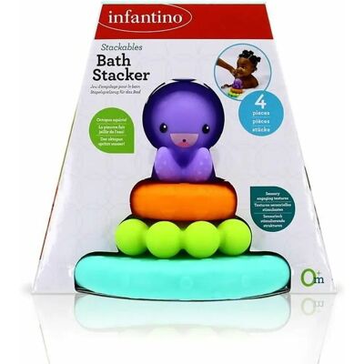 Infantino Octopus Badewannenpyramide - Pyramid Skills Spiel Infantino Octopus Badewannenpyramide - Pyramid Skills Spiel