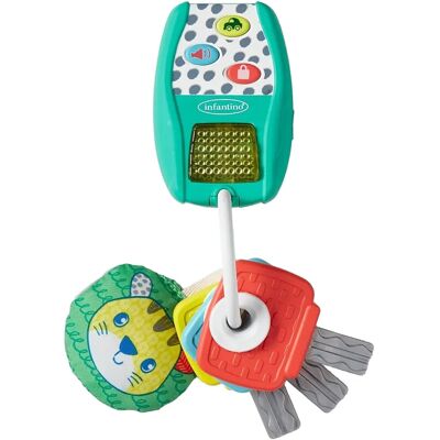 Infantino Baby Leketøy med Musikk, Lys, Nøkler Infantino Baby Leketøy med Musikk, Lys, Nøkler
