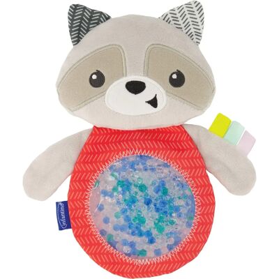 Zabawka sensoryczna Raccoon Infantino - Mała, Wielokolorowa, Idealna na Podróż Zabawka sensoryczna Raccoon Infantino - Mała, Wielokolorowa, Idealna na Podróż