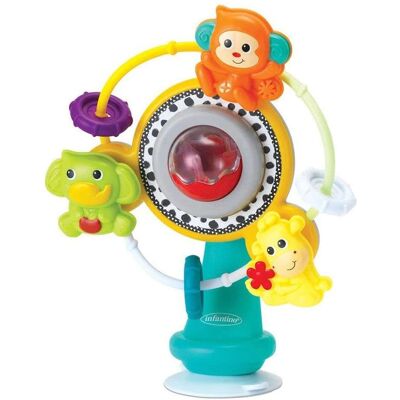 Infantino Ruota della Giungla - Giocattolo per Seggiolone con Animali & Musica Infantino Ruota della Giungla - Giocattolo per Seggiolone con Animali & Musica