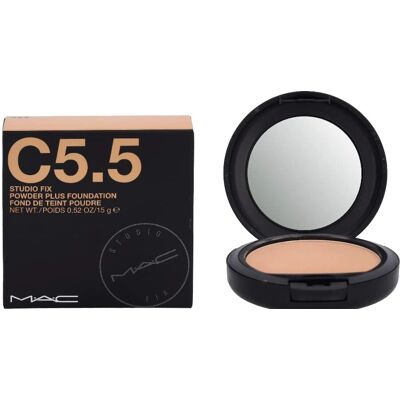 MAC Cosmetics MAC Studio Fix Puder Plus Foundation - C 5.5 - Foundation MAC Cosmetics MAC Studio Fix Puder Plus Foundation - C 5.5 - Foundation