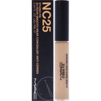 MAC NC25 Concealer - Licht Beige met Gouden Perzikhint - 24H Houdbaarheid MAC NC25 Concealer - Licht Beige met Gouden Perzikhint - 24H Houdbaarheid