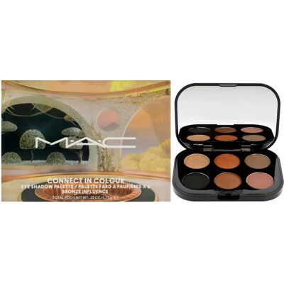 Paleta de Sombras MAC Cosmetics Bronze Influence - 6 tons Paleta de Sombras MAC Cosmetics Bronze Influence - 6 tons