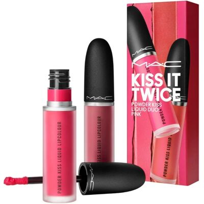 MAC Cosmetics Pink Powder Kiss Duo - Conjunto de Presente para Lábios MAC Cosmetics Pink Powder Kiss Duo - Conjunto de Presente para Lábios