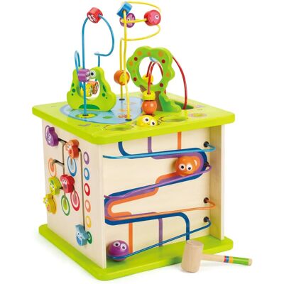Hape E1810 Multi-Activity Wooden Cube - Animal and Shape Sorter Hape E1810 Multi-Activity Wooden Cube - Animal and Shape Sorter